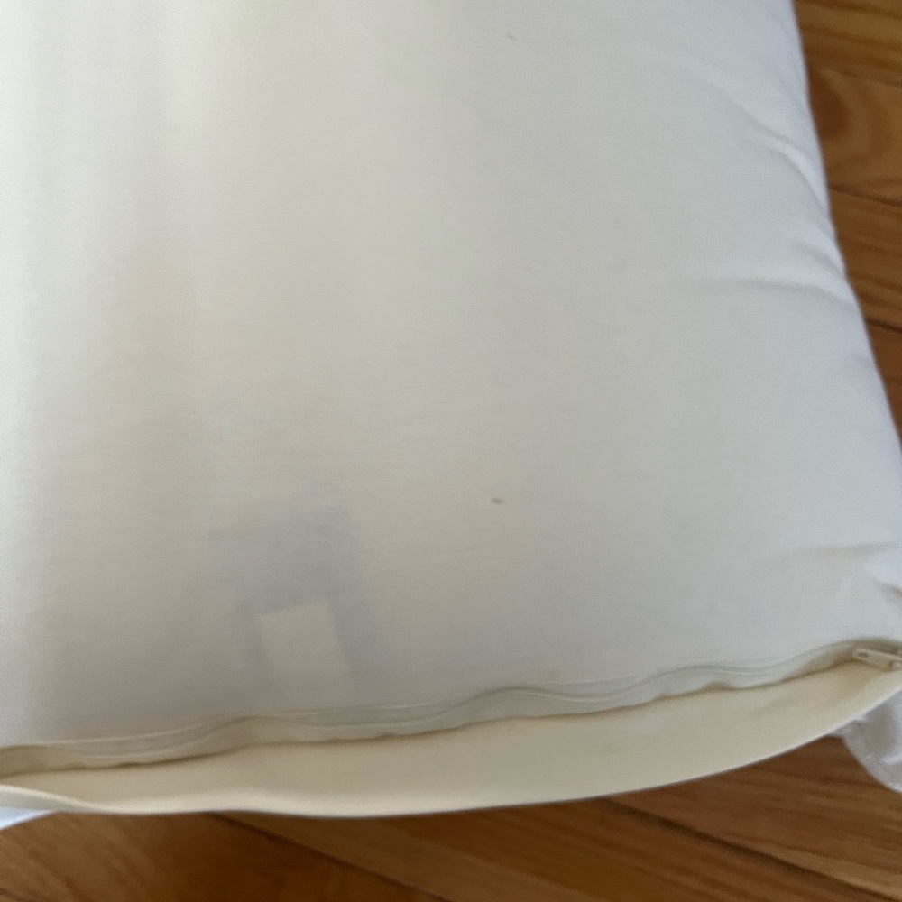 Sonoma Cream Shell Embroidered Accent Pillow 16” - Picture 4 of 6